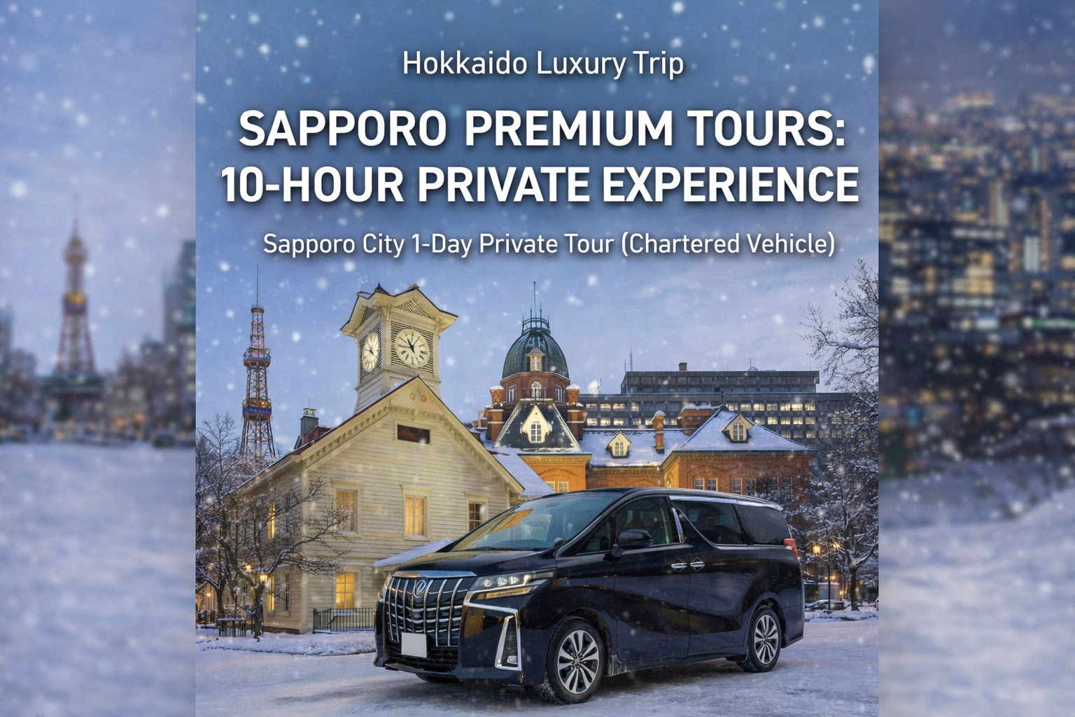Sapporo City 1-Day Private Tour (Chartered Vehicle)